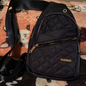 Black Quilted Crossbody Bag